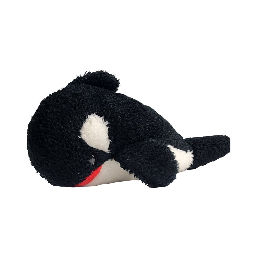 Vintage 1980 Sea World Orca Killer Whale Plush Stuffed Animal Souvenir 9 Inch